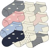 Chaussettes Bébé fantaisie - taille 24/27 - 12 paires - 90% COTON - Sans couture