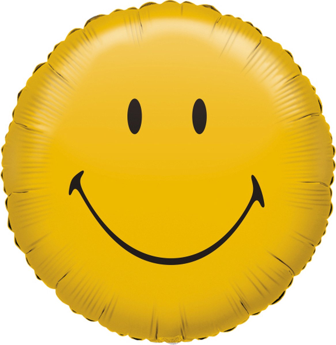 Folieballon Smiley 43cm rond