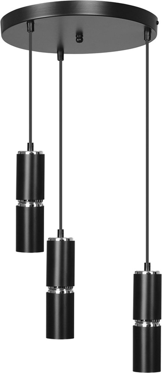 Emibig - Hanglamp Modesto 3 premium Zwart Ø 30 cm