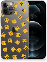 TPU bumper Geschikt voor iPhone12 Pro Max Katten Emojis