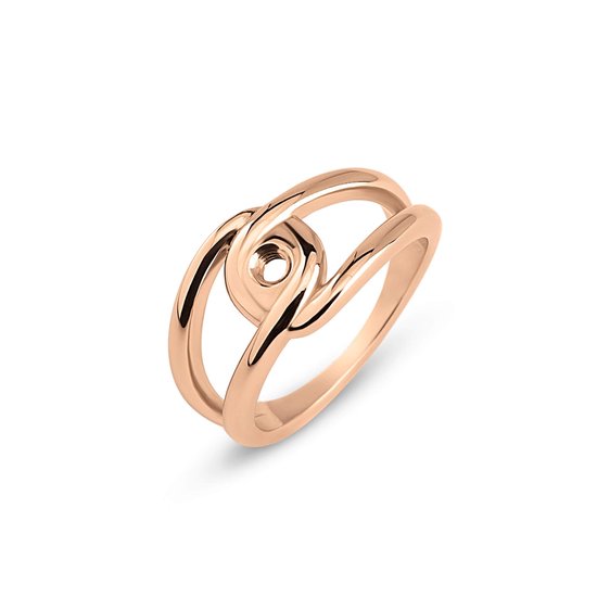 Melano Twisted Ring - Staal
