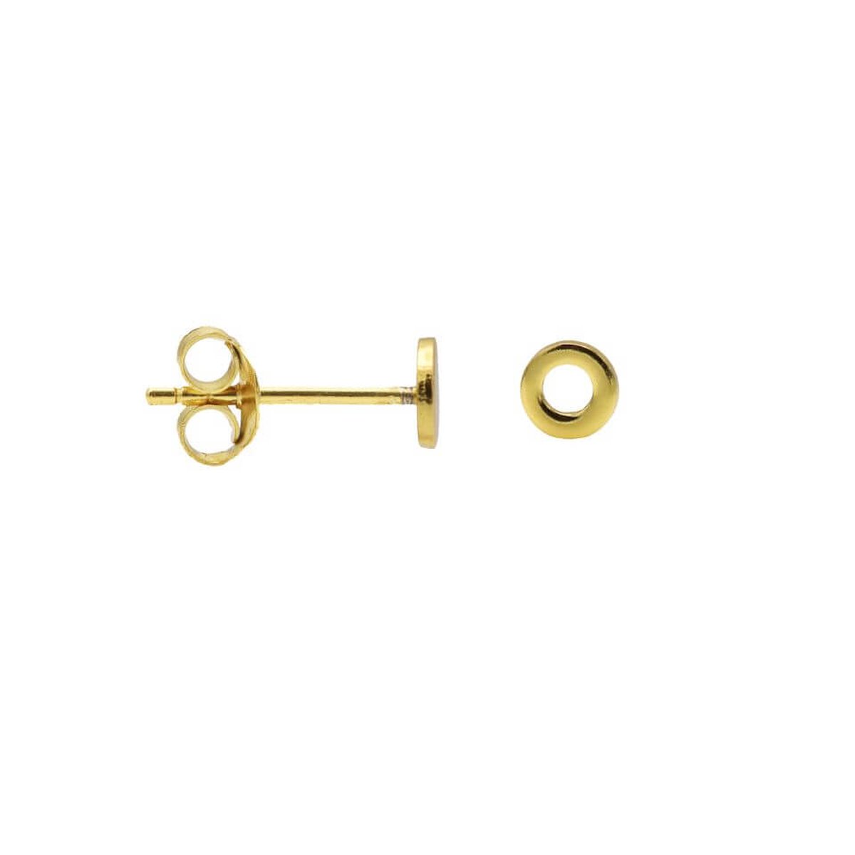 Karma Oorbellen Mini Open Circle Goud
