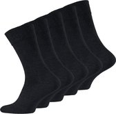 Sokken - 5 paar Business Socks - Zwart - Maat 39-42