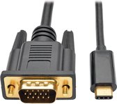 Tripp Lite U444-016-V video kabel adapter 5 m USB C VGA (D-Sub) Zwart