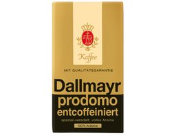 Dallmayr Prodomo Cafeïnevrij Gemalen koffie - 500 gram