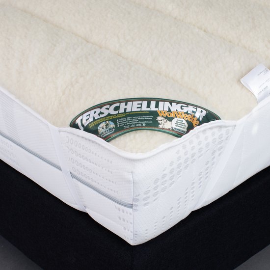 Terschellinger Wollen onderdeken |100% IWS Zuiver Scheer wollen topper |Puur Natuur topdek - 180x200 cm lits jumeaux van Terschellinger — afbeelding 5