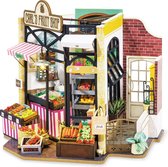 Robotime Poppenhuis Carl's Fruit Shop 23,8 Cm Hout