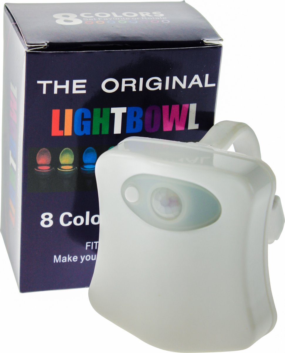 United Entertainment - Nachtlamp met bewegingssensor - geschikt voor toilet - RGB