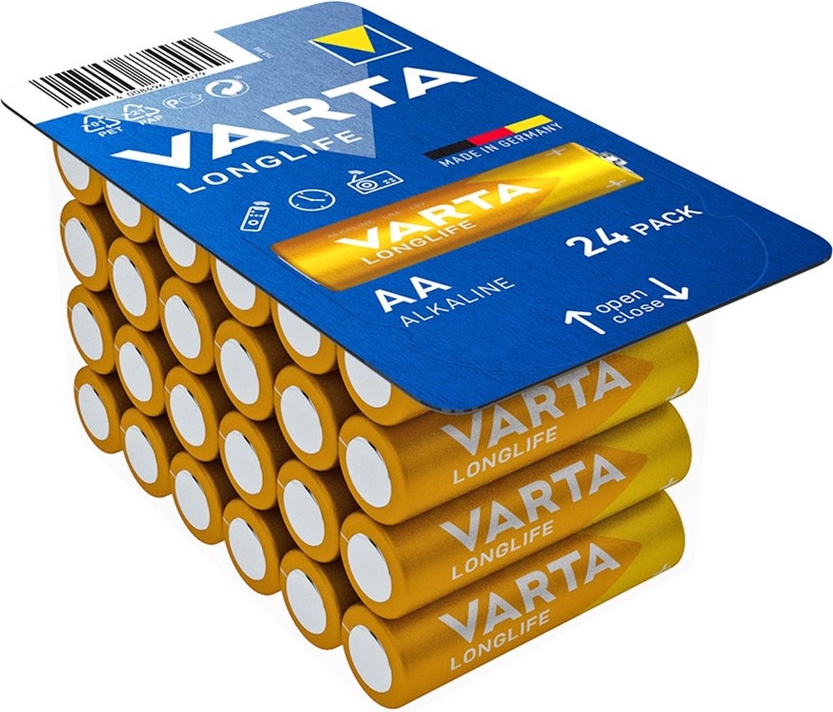 72x Varta Longlife Batterij | AA