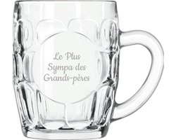 Bierpul gegraveerd - 55cl - Le Plus Sympa des Grands-Pères