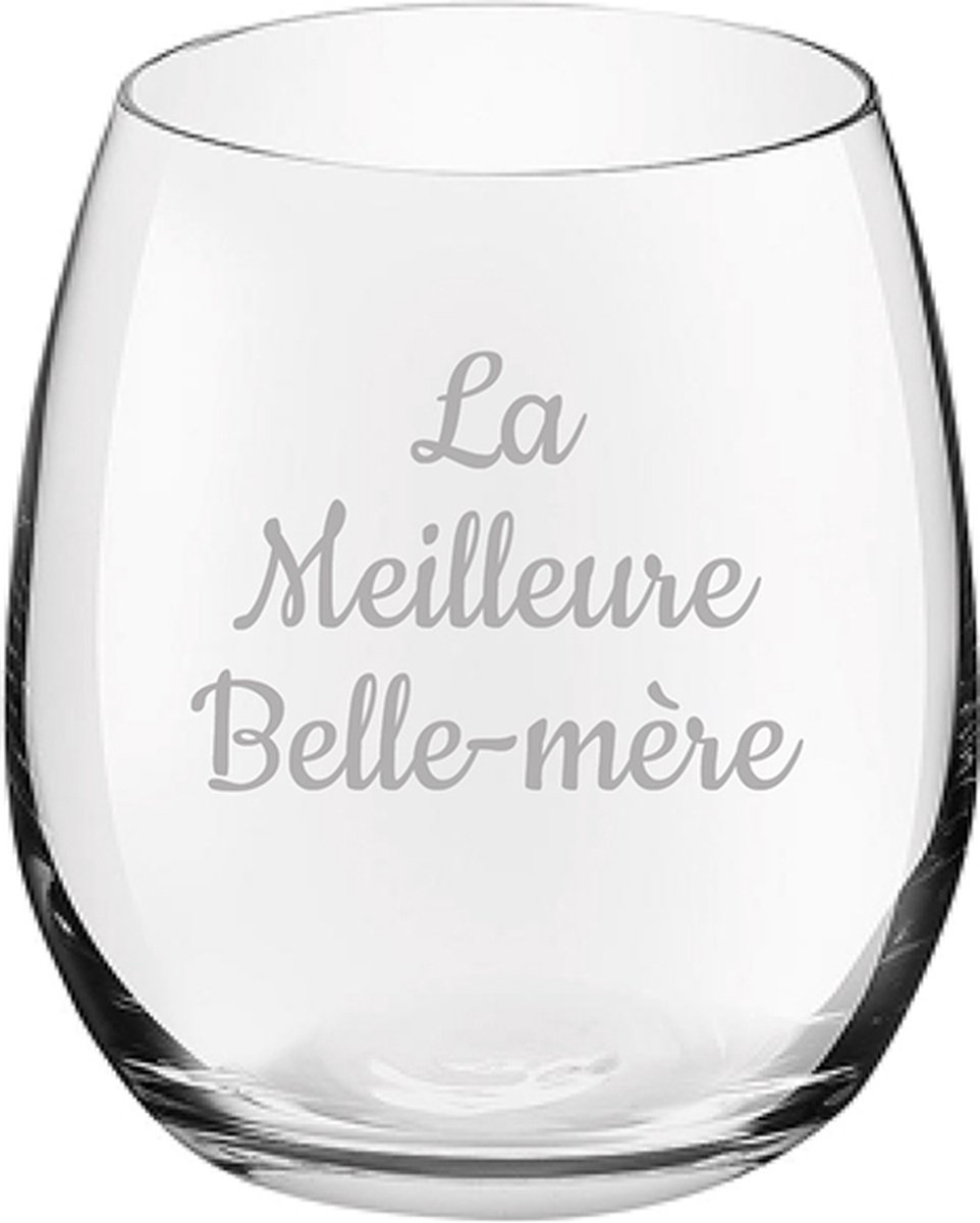 Drinkglas gegraveerd - 39cl - La Meilleure Belle-mère