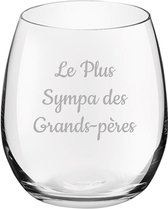 Drinkglas gegraveerd - 39cl - Le Plus Sympa des Grands-Pères