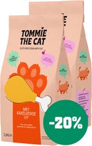 Tommie the Cat - 100% graanvrije kattenbrokken - kattenvoer droogvoer voor kittens - bomvol verse kip en zalm - 2 zakken - 4,4kg