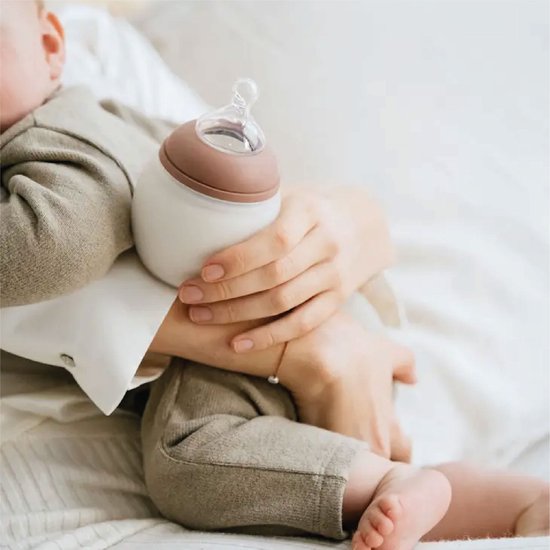 Bib rond babyfles- 240ml / roze van Philips Avent — afbeelding 3