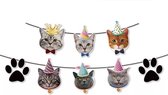 Poezen slinger Happy Cats - poes - kat - slinger - banner - huisdier - poezenslinger - katten banner