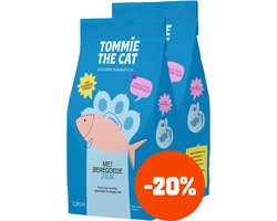 Tommie the Cat - 100% graanvrije kattenbrokken - kattenvoer droogvoer - bomvol verse zalm - 2 zakken - 4kg