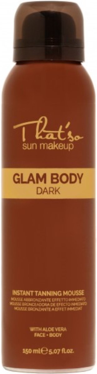 That'so Zelfbruiner Self Tan voor lichaam en gezicht - Glam Body Mousse Dark - Direct een sunkissed bruine kleur - 150ml