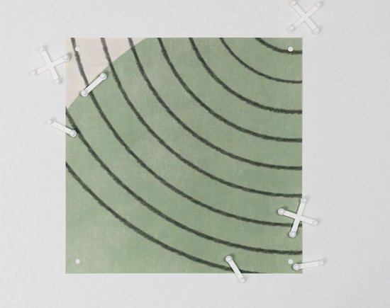 IXXI Perfect Point Green - Décoration murale - Abstrait - 80 x 60 cm