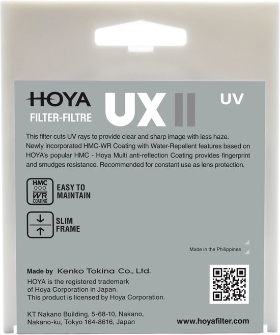 Hoya 62mm UX II UV - Hoya