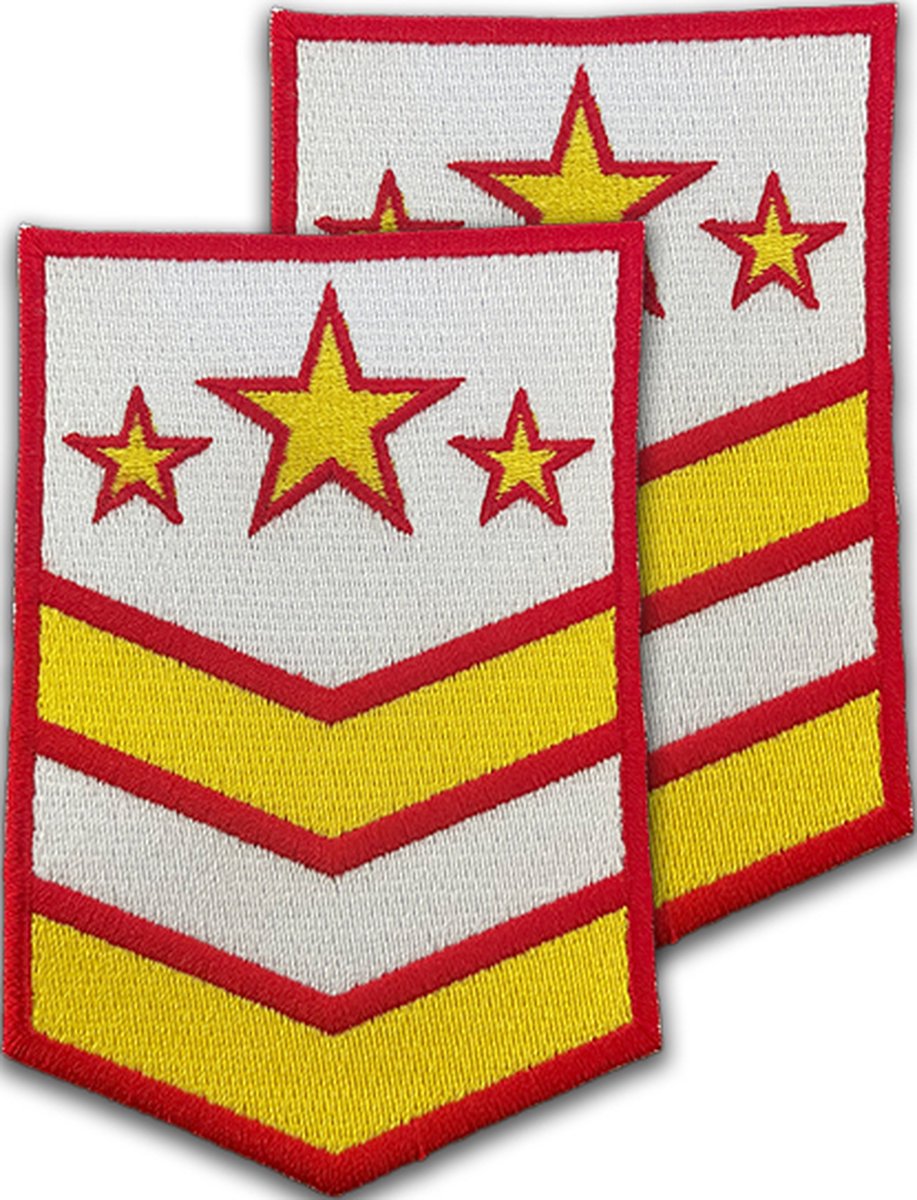 Oeteldonk Schouderpatch Duo Pack - Opstrijk Embleem / Patch