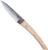 Couteau d'office Bokträ de Homey's - 9cm - acier inoxydable/bois de hêtre - emballage durable