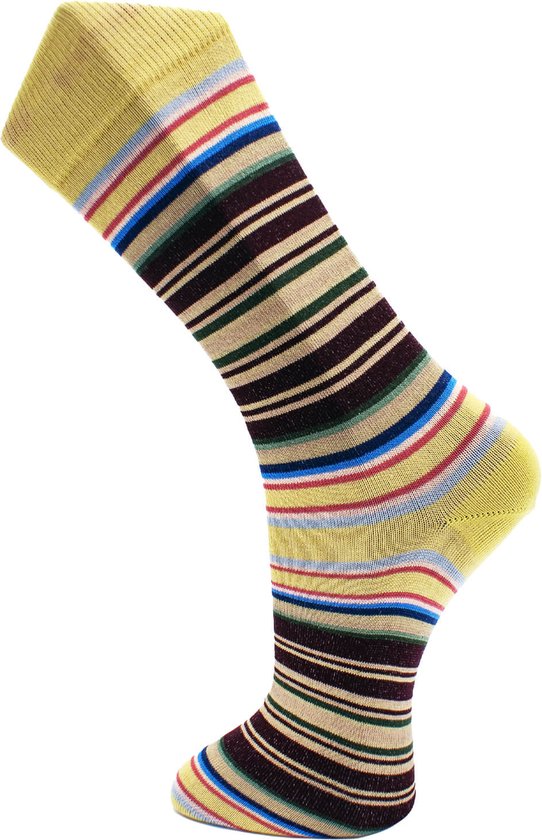 Gestreepte sokken heren – Vincents Rode Wijngaard 22148
