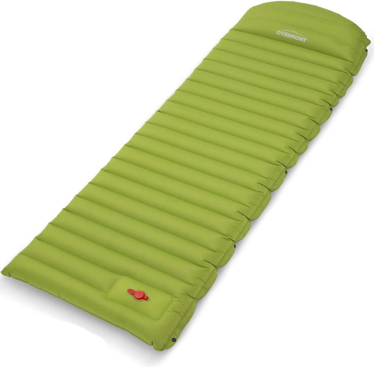 YSR - Camping isomat luchtmatras opblaasbaar 12 cm dik, zelfopblaasbare isomat met ingebouwde luchtpomp en draagtas voor camping wandelingen backpacking reizen tent strand donkerblauw/groen