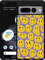 Google Pixel 7 Pro Hardcase hoesje Smileys - Designed by Cazy