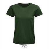 SOL'S - Pioneer T-Shirt dames - Donkergroen - 100% Biologisch Katoen - M