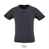 SOL'S - Milo Kinder T-Shirt - Donkerblauw - 100% Biologisch Katoen - 134-140