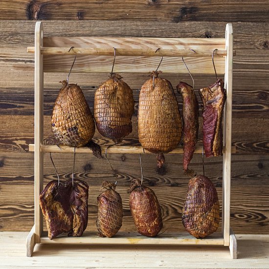 rookpan - rookoven - rokerij - meat smoker van Merkloos — afbeelding 5