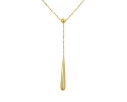 YO&NO Ketting Druppel - 14 Karaat - Goud 585