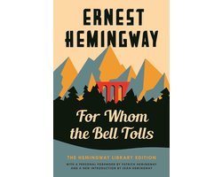 Omslag van For Whom the Bell Tolls The Hemingway Library Edition