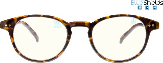 Foto: Blueshields tfd003 0 00 boston beeldschermbril bril zonder sterkte blauw licht filter lens tortoise