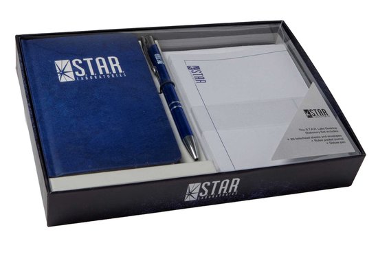 DC Comics: S.T.A.R. Labs Desktop Stationery Set (with Pen) - cover