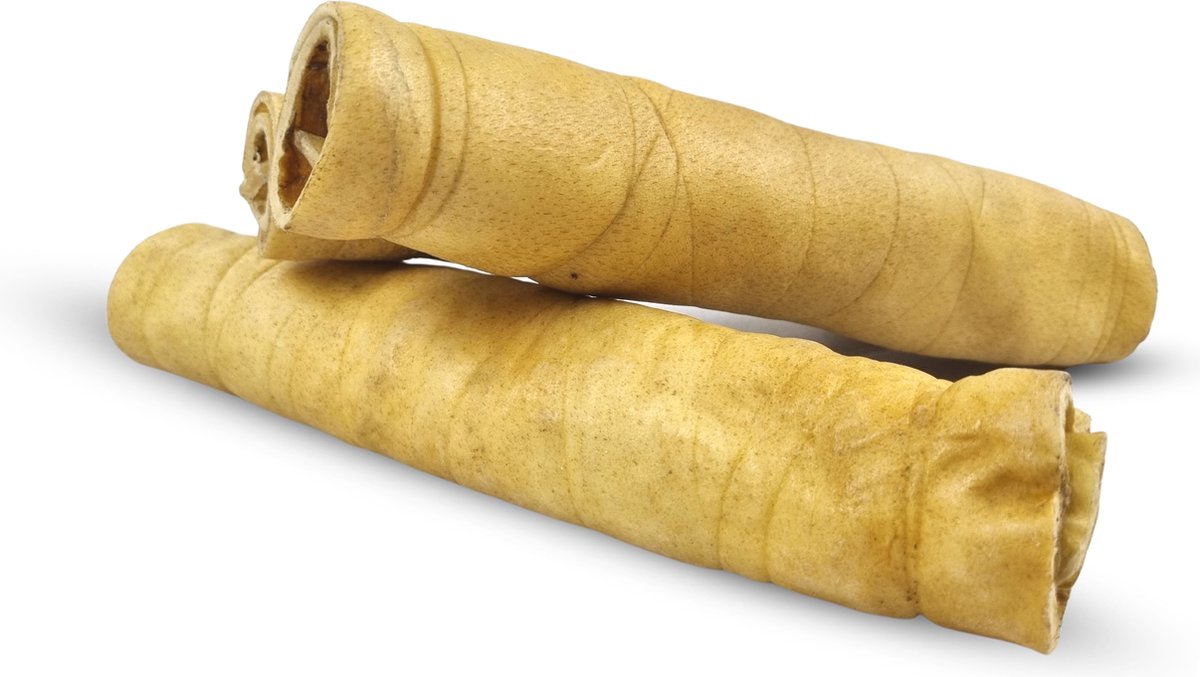 Topmast Hondensnacks - Cheek SuperRol - 1000 Gram - Kophuid Gedroogde Hondensnack - 25-30 cm - Kauwbot Hond - Hondenbot - Voor Middel tot Grote Hond