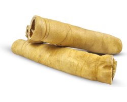 Topmast Hondensnacks - Cheek SuperRol - 1000 Gram - Kophuid Gedroogde Hondensnack - 25-30 cm - Kauwbot Hond - Hondenbot - Voor Middel tot Grote Hond