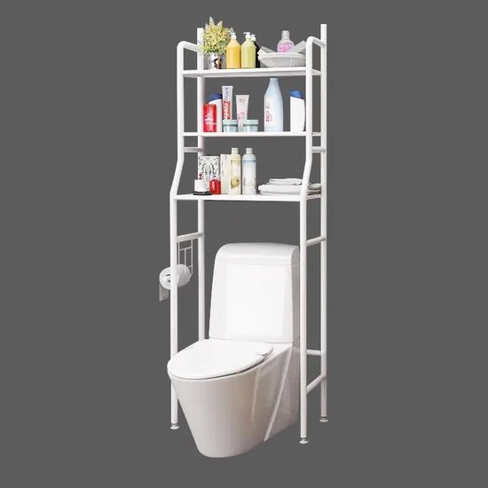 Wasmachine Ombouw Rek Zwart 163 X 68 25 Cm Met Opbergruimte Bovenlader Voorlader Toilet Kast Wc Meubel 598951863