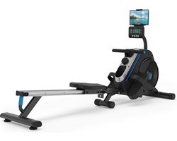 Capital Sports Roeitrainer Roeimachine voor Thuis, Compacte Rowshaper, Opvouwbare Roeimachine met 8 Niveaus, LCD-monitor, Transportwielen, Row Shaper met Magnetische Weerstand, Cardio Roeimachine, Fitnessapparaat voor Thuis