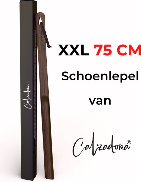 Calzadora® Schoenlepel Extra Lang - 75cm - Schoentrekker - Duurzaam, sterk en prachtig - Extra Lange Schoenlepel