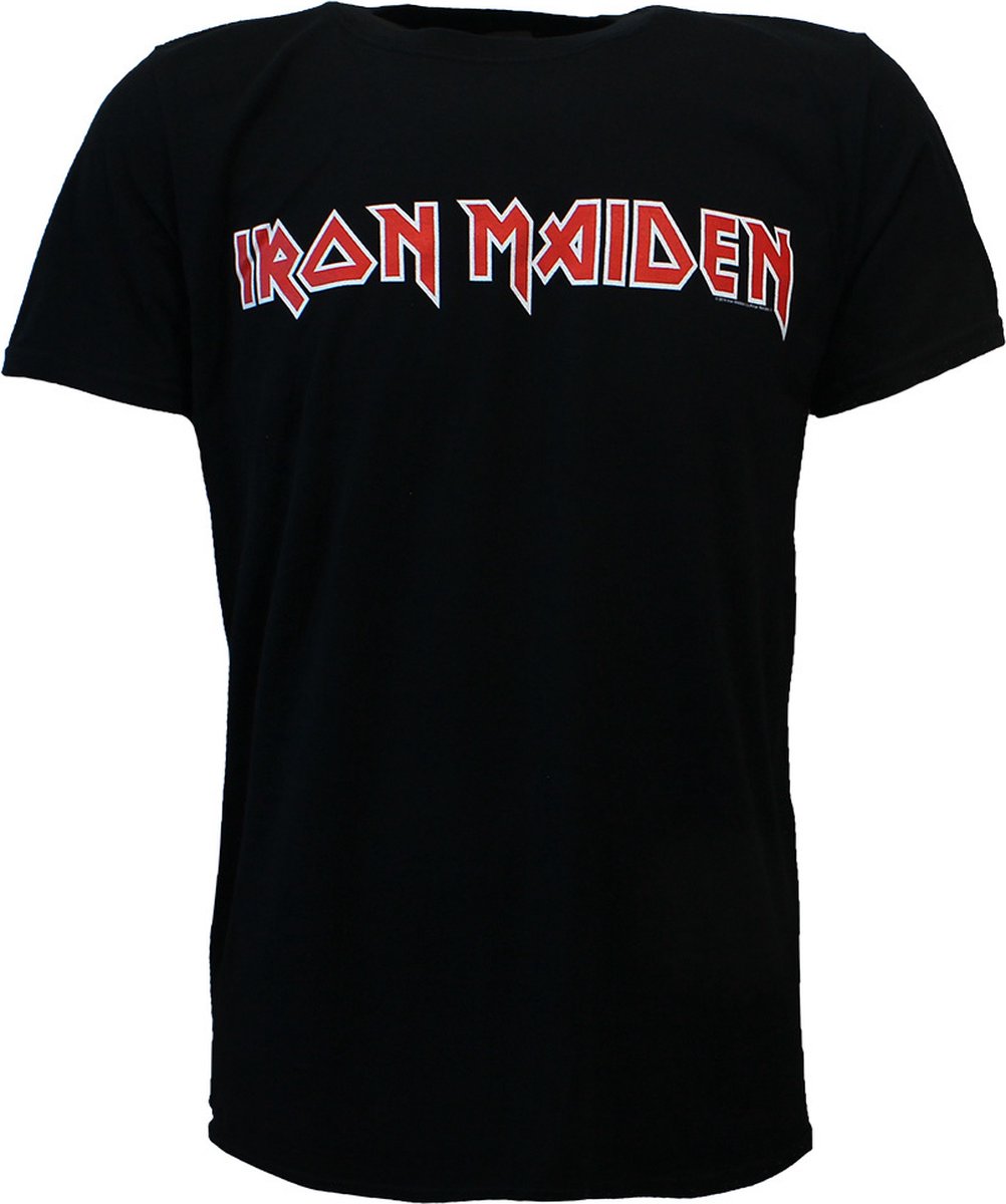 Iron Maiden Band Logo T-Shirt - Officiële Merchandise - L