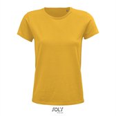 SOL'S - Crusader T-shirt dames - Geel - 100% Biologisch katoen - L