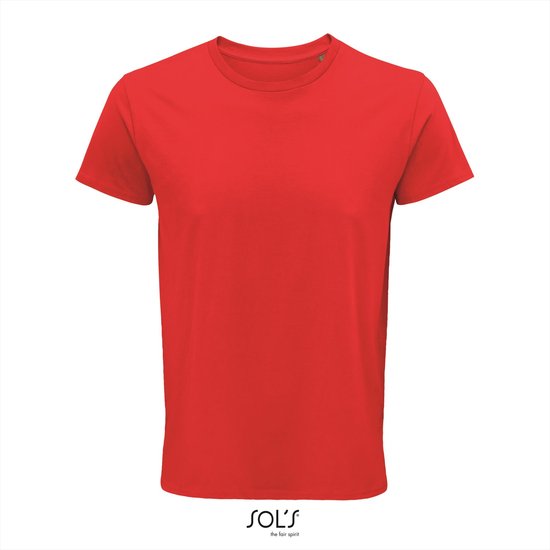 SOL'S - Crusader T-shirt - Rood - 100% Biologisch katoen - 4XL