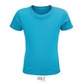 SOL'S - Crusader Kinder T-shirt - Aqua - 100% Biologisch Katoen - 146-152