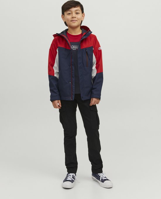 JACK&JONES JUNIOR Jongens JJEBRADLEY Ollie Overshirt LS JNR Jas, Peyote, 152, Peyote, 152 cm