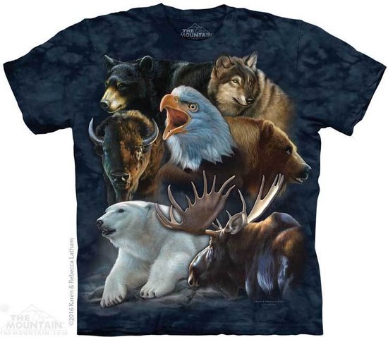 T-shirt Wild Alaskan Collage S
