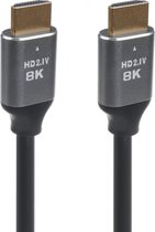 Maclean - HDMI 2.1a kabel met vergulde male naar male 8K - 60Hz 4320p /4K 120Hz 2160p 2m