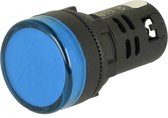 Controlelampje - LED indicator - 230V - 22mm - Blauw