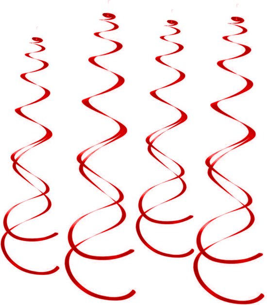 Swirls hangdecoratie Happy birthday zilver 6 stuks kopen