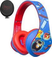 PowerLocus P2 Kids Angry Birds Casque Enfants - Microphone - Micro SD - Volume Limit - Blauw/ Rouge